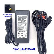 Adapter AC/DC 14V 3A Power Supply Charger For Samsung SyncMaster S24D390HL S27D390H LED LCD Monitor 