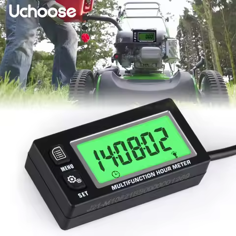 RL-HM028A Inductive Temperature TEMP METER Motorcycle ATV Marine Boat Thermometer Tachometer Max RPM