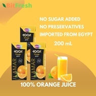 Lamar Orange Juice 100% 200ml No Preservative Sugar Added Jus Buah Oren Bitfresh