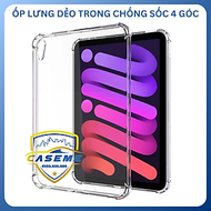 Ốp Lưng TPU Dẻo Trong Dành Cho iPad Mini 6/7 – Chống Sốc 4 Góc, Mỏng Nhẹ, Trong Suốt Bảo Vệ Toàn Diệ