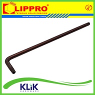 LIPPRO Kunci L Bintang T25 Panjang TAMPER Lubang - Buka Sensor TPS Motor Matic ISC HONDA T-25 Baut D
