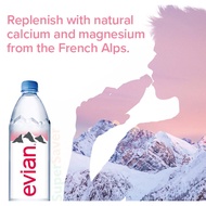 Evian Natural Mineral Drinking Water 1Liter