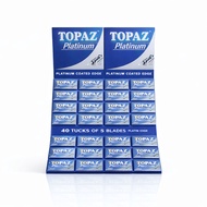 Topaz Platinum Razor Blades (5 Blades x 40 Tucks)