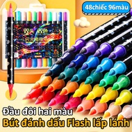 Glitter Brush Pen – Glitter Metallic Decorative Drawing Pen, DIY Decoration for Children & Adults