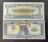 uang souvenir kertas bergambar 1.000.000 dollars Liberty series 1988 1000000 one million