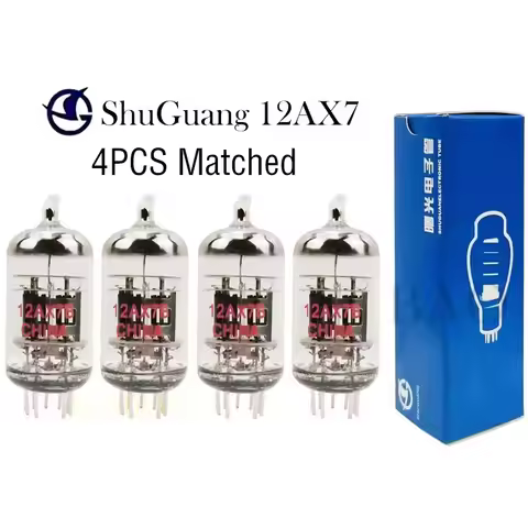 SHUGUANG 12AX7 12AX7B Vacuum Tube Audio Valve Replace 12AX7 ECC83 Electronic Tube DIY Amplifier kit 
