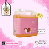 แชมพู Bubble Bear Premium Mild ออร์แกนิก 100% ขนาดแกลลอน 3.5 ลิตร