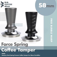 Tamper 51 - 58mm Auto Rebound Spring Coffee Tamper 51 - 58mm Espresso Spring Constant Pressure Coffe