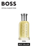 HUGO BOSS Fragrances BOSS Bottled Eau de Toilette for Men 50ml - Apple Cinnamon Woods - Fruity Woody Perfume