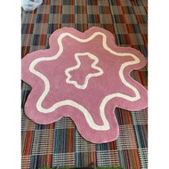 TUFTARUGS amoeba pink carpet 200cm