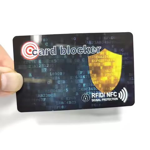 1Pc RFID Blocking Cards Contactless NFC Debit Credit Card Passport Protector Blocker Set Smart Anti-