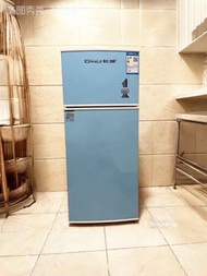 ☀️☀️【Refrigerator】高顏值小冰箱雙門小型家用迷你二人出租房復古電冰箱節能靜音 包送貨 保養/High-value, double-door mini refrigerator, sui