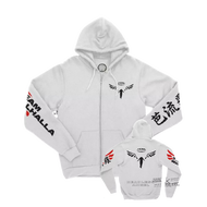 Jaket Zipper Hoodie Anime Tokyo Revenegers Geng Manji Valhalla / Jaket Hoodie Anime Tokyo Revengers Walhalla Hoodie Tokyo Revengers High Quality / Jaket Sweater Anak Anime Tokyo Revengers Cosplay Mikey Toman vs Valhalla Hoodie Revengers Premium Tokyo