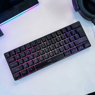 Mechova RGB Mechanical Feel Wireless 2.4G 61 Keys Gaming Keyboard - G91
