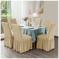 1 Piece Bubble Lattice Elastic Chair Covers Office Chair Cover With Back Spandex Chair Covers For Kitchen/Dining Room