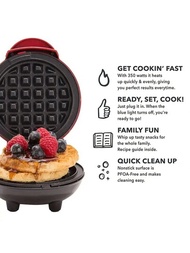 1入迷你格子烤模家庭麵包機煎餅製造商烘焙蛋糕三明治早餐機