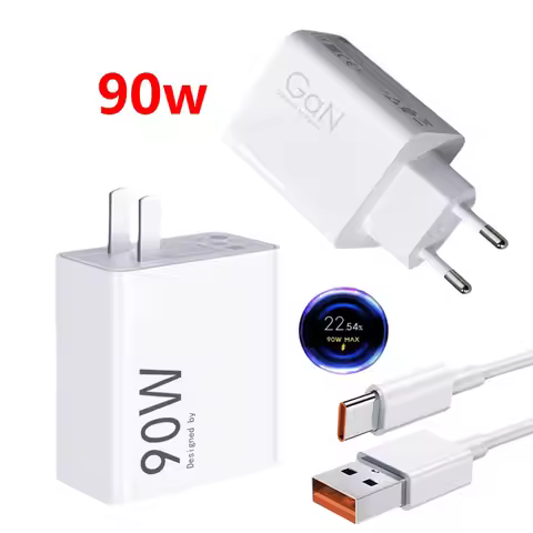Xiaomi 90W USB Charger Original EU US Turbo Fast Charge Adapter 2/1.5 M Cable for Mi 13 14 15 T 17 U