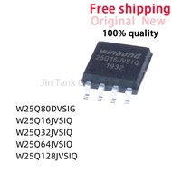5Pcs W25Q80DVSIG W25Q16JVSIQ W25Q32JVSIQ W25Q64JVSIQ W25Q64 W25Q128JVSIQ W25Q128 SOIC-8 64Mbit SPI F