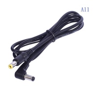 All 100cm Power Cable Wire 20AWG 5 5x2 5mm to 5 5x2 1mm Male to Male Port Black