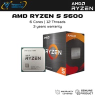 [ AMD RYZEN 5 5600 ] 4.4GHZ 32MB Cache Processor With AM4 Mobo Combo