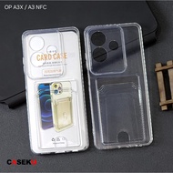 Oppo A3X Oppo A3 NFC Card Case Clear / Card Slot Clear Case Oppo A3X Oppo A3 NFC