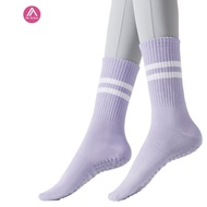 Airactive Leisure  Yoga Socks Soft Cotton Pilates Sports Fitness Socks Anti-slip Medium Tube