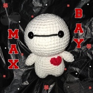 GANTUNGAN Baymax crochet || Amigurumi baymax || Baymax character key chain and bag
