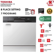【LOWEST PRICE】Toshiba Table Top 8 Place Settings Dishwasher With Wifi DW-08T3(S)MY [ Free Gift ]