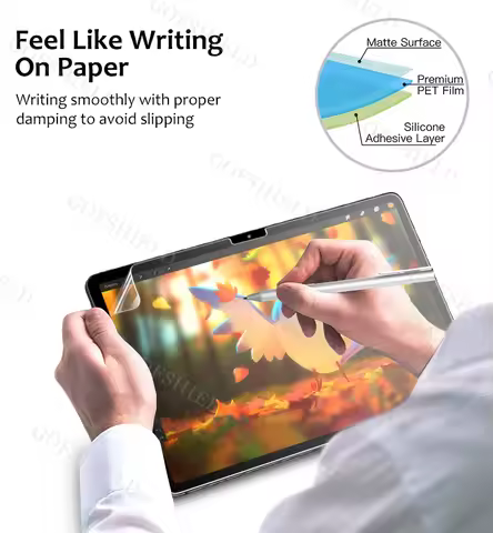 For Samsung Tab S7 S8 S9 11 Inch Tablet Paper Texture Writing Screen Protector Matte Anti Glare Anti