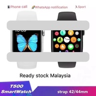 T500 Smart Watch Custom Watch Face Bluetooth Call Touch Screen Music Pedometer