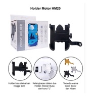 HM20 MOTORCYCLE HOLDER MOTORCYCLE MIRROR HOLDER MODEL HM 20 HP ONLINE GOJEK GRAB