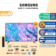 Samsung 55" CU7000 Crystal UHD 4K Smart TV UA55CU7000KXM