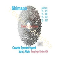 Cassette Sprocket Shimano 9 Speed gir gear sepeda 9speed 9s