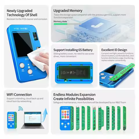 JCID V1SE/V1S Pro Testing Board for Mobile Phone Face ID/Battery/Camera Solution Repair Adapter