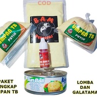 Paket umpan ikan mas paling ampuh tb / bam pengeras adun / esen extrak salmon / sunbell - umpan ikan