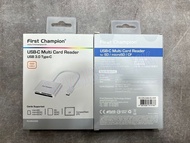 【全新行貨 門市現貨】First Champion Type-C USB-C Multi Card Reader 多合一讀卡器 (三卡槽SD+microSD+CF) CR-C330