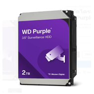 HDD 2TB ฮาร์ดดิส WD PURPLE ขนาด 2 เทราไบต์ สำหรับกล้องวงจรปิด ใส่เครื่องบันทึก NVR/DVR