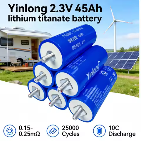 DIANKAISHOU Yinlong LTO 66160 Lithium Titanate Battery 40Ah 45Ah 2.3V RV Car Audio Solar System Rech