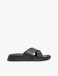 Tommy Hilfiger - Leather Cross-Strap Sandal