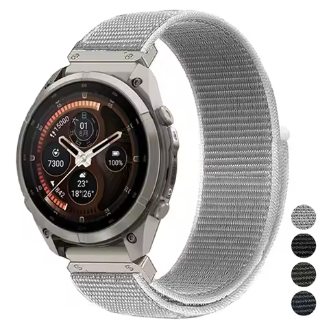 QuickFit 22mm 26mm Nylon Sport Band For Garmin Fenix 9 9Pro Solar 8 51mm E 47mm 7 7X 6 5/Tactix 8 AM