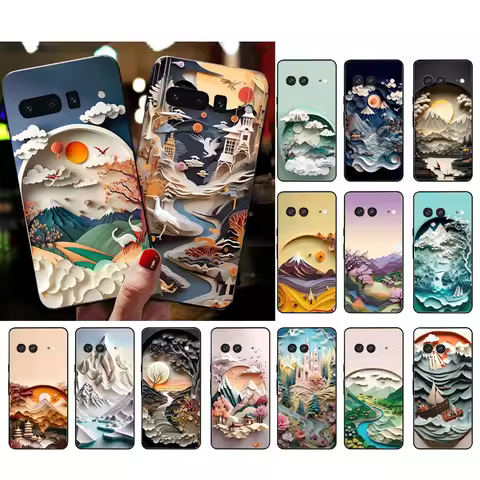 Landscape Phone Case For Google Pixel 9A 9 Pro XL 8 7 6 Pro Pixel 8A 7A 6A 5A 4A Pixel 8 7 6 5 4