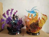 火影 GK 九尾仙人 可發光神啟鳴人 彫像 六道佐助 手辦