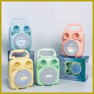 ✈ ❈ ☼ Mini Bluetooth Wireless Colorful Karaoke Bk-3620 3Inch Speaker with Mic rophone