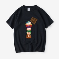Creative Cartoon Anime south Park south Park south Park T-Shirt Short-Sleeved Round Neck Summer Men 