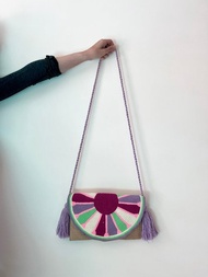 哥倫比亞 Wayuu 手織翻蓋包