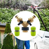 [AJAZ] Garden Hose Splitter 2 Way Y Shape Professional Easy to Install Tap Splitter