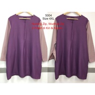 [Special Offer] Fashion Muslimah Long Blouse (Size Xs - Size 5XL)
