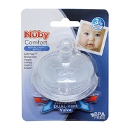 Nuby Replacement Teat For Silicone Comfort Bottle (Medium Flow) 3 Months