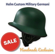 Helm Retro Jerman Klasik Helm Moge Helm Vintage