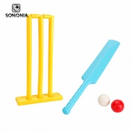 [SONONIA] Cricket Set for Kids 7-14 Years, 58x8cm Complete Ball Game Set made of PP, for Indoor and 